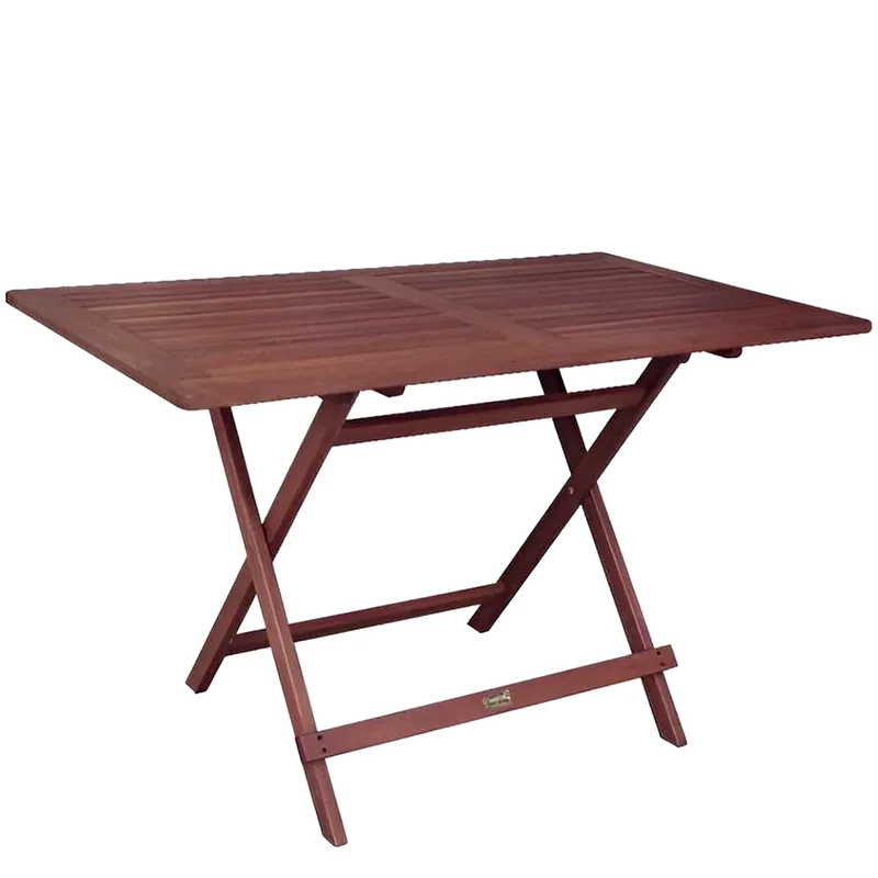 WOODWELL Τραπεζαρία Εξωτερικού Χώρου Πτυσσόμενη Woodwell c11271 120x70x72 cm - Καφέ