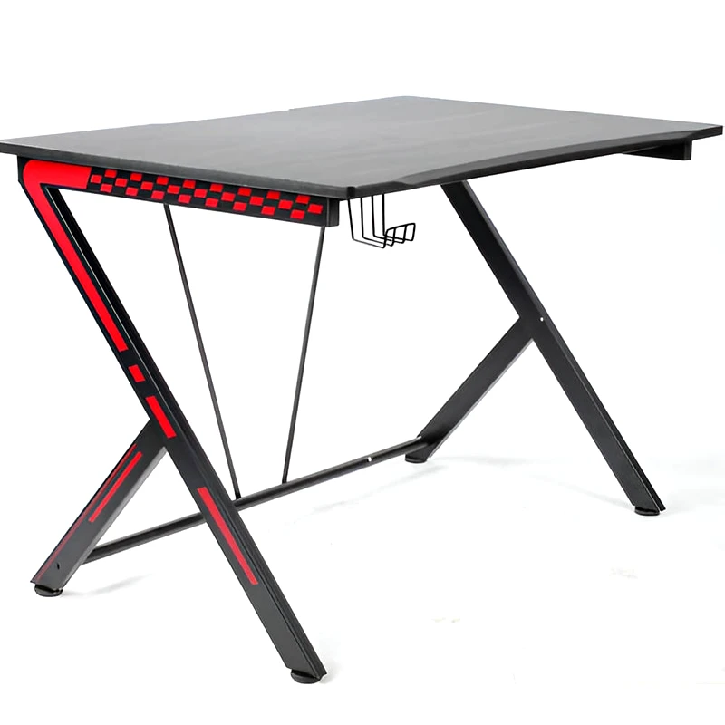 LGP Γραφείο Gaming LPG από Πάνελ 116x75cm - Μαύρο/Κόκκινο