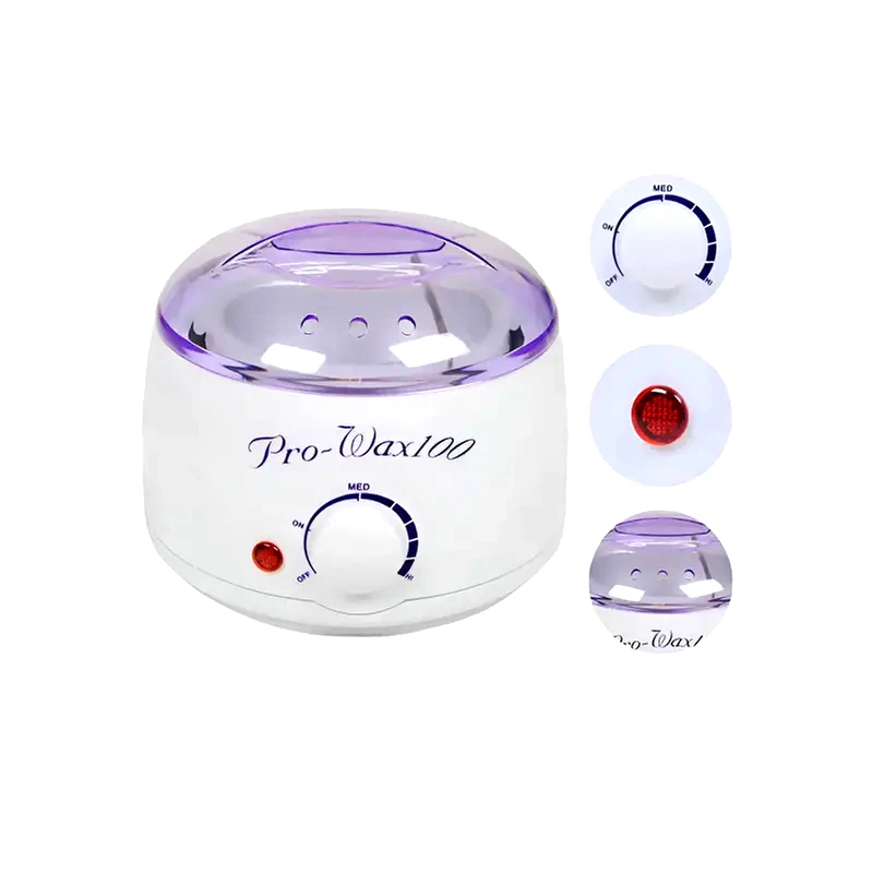 OEM Κεριέρα Αποτρίχωσης PRO WAX 100 Με Αποσπώμενο Μπολ Λευκό