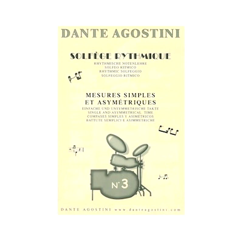 DANTE AGOSTINI Agostini - Solfege Rythmique, Vol.3
