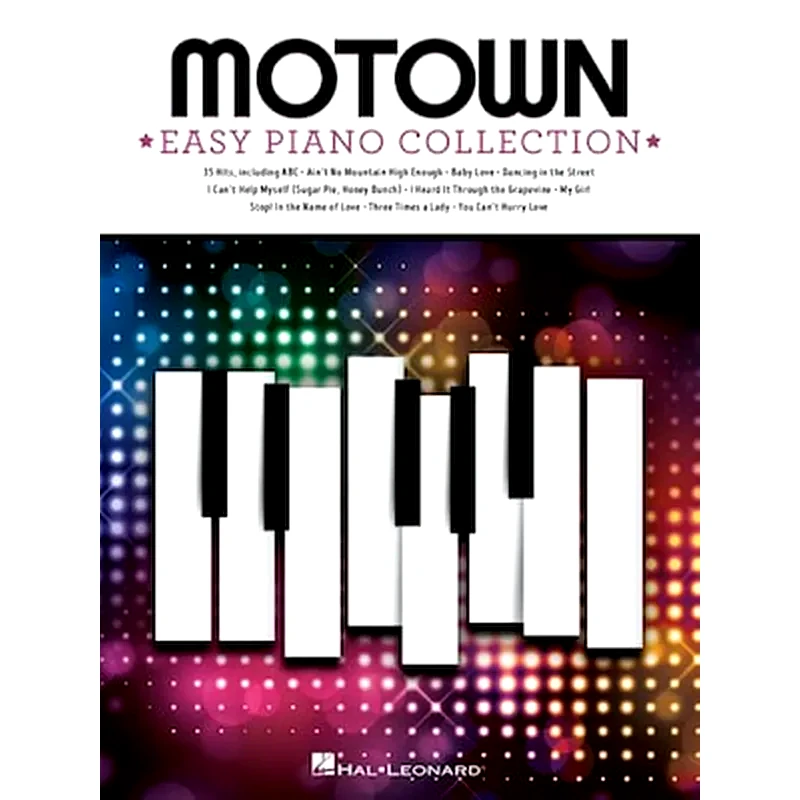 HAL LEONARD Βιβλίο Για Πιάνο, Κιθάρα, Φωνή Hal Leonard Motown - Easy Piano Collection