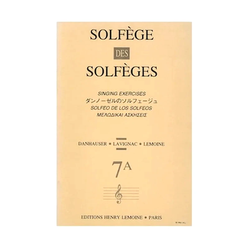 HENRY LEMOINE Solfege Des Solfeges 7a