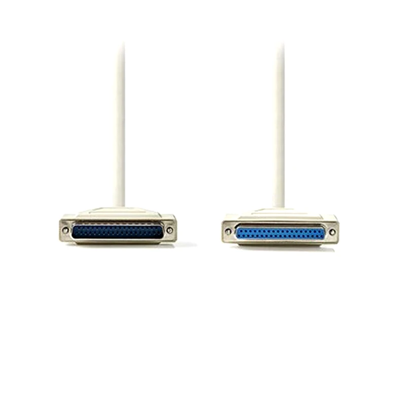 Nedis Ccgp52110iv20 Rs232 Cable D-sub 25-pin Male-d-sub 25-pin Female 2.0m Ivory 233-0381