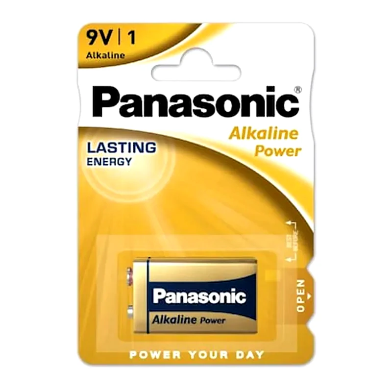 PANASONIC Panasonic Αλκαλική Μπαταρία 9V 1τμχ
