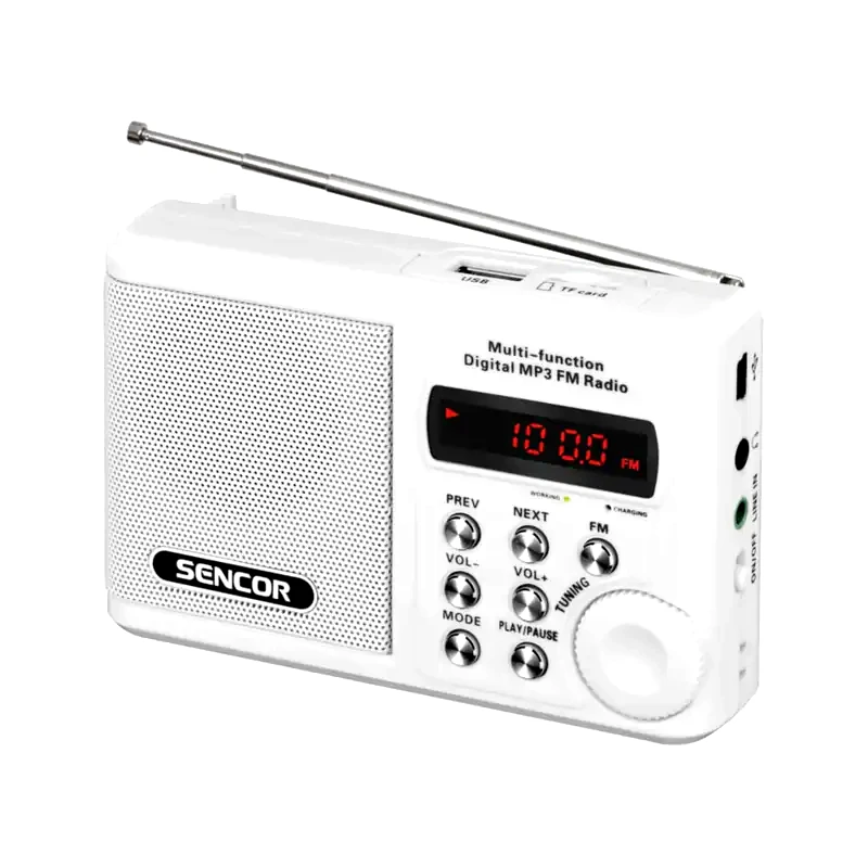 SENCOR Φορητό Radio Sencor SRD 215 - Λευκό