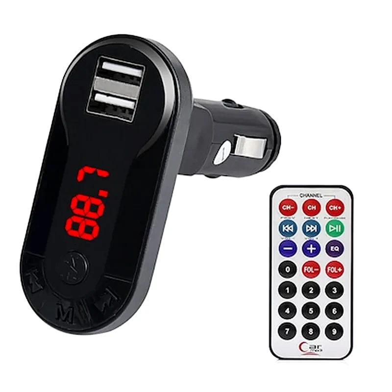 OEM Car Fm Transmitter T26 Με Lcd Οθόνη, Usb, Sd, Μαύρο