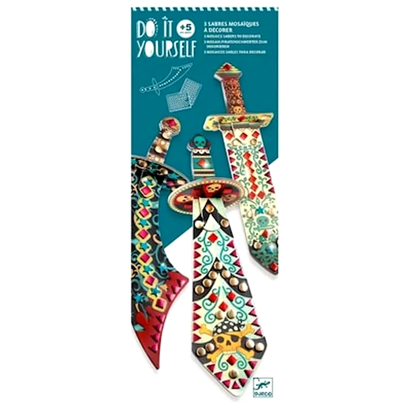 DJECO Djeco Diy Φτιάχνω - Φτιάχνω πειρατικό Σπαθί