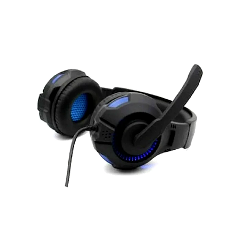 OEM Komc G301 Gaming Ενσύρματα Ακουστικά USB Μαύρα/Μπλε