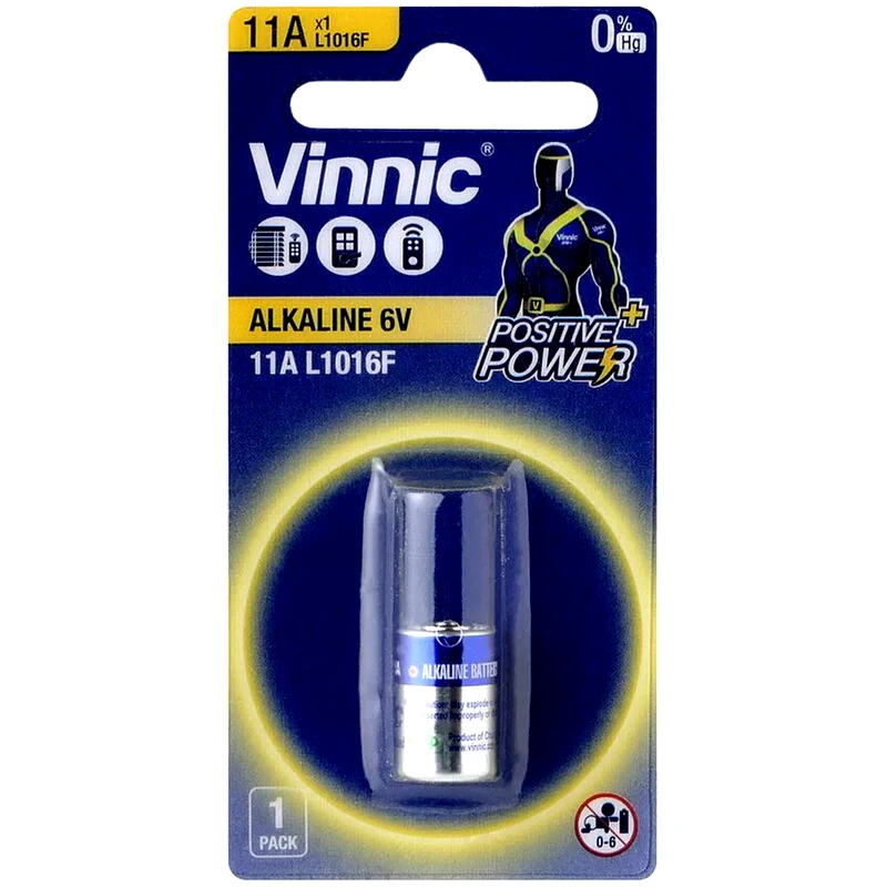 VINNIC Vinnic Μπαταρία Αλκαλική Α11 6V 1τμχ