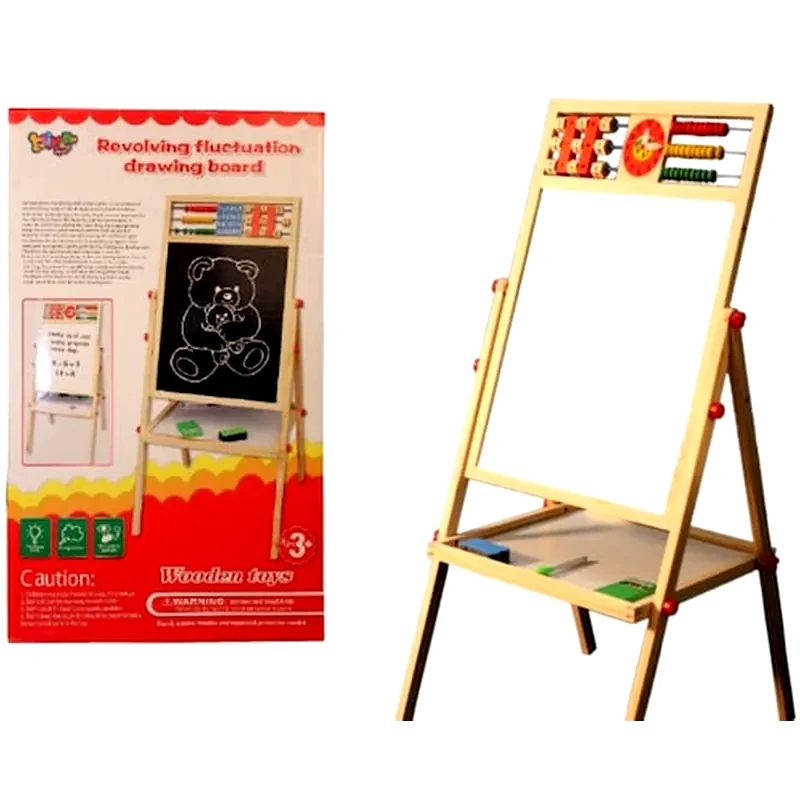 OEM Ξύλινος Διπλός Πίνακας Γραφής Και Ζωγραφικής 8112