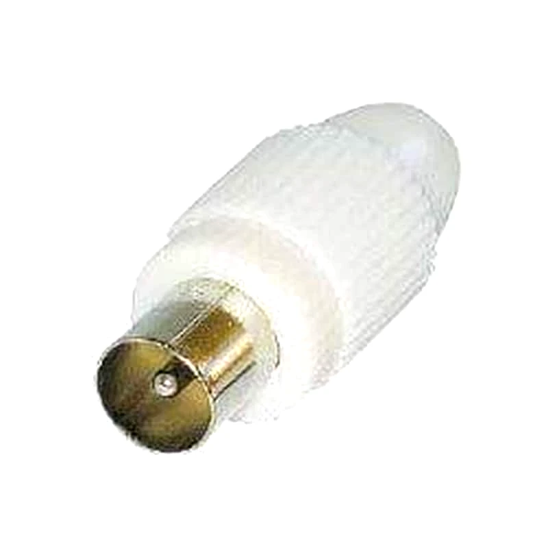 OEM Φίς Κεραίας Ίσιο Αρσενικό Silver Cν-07