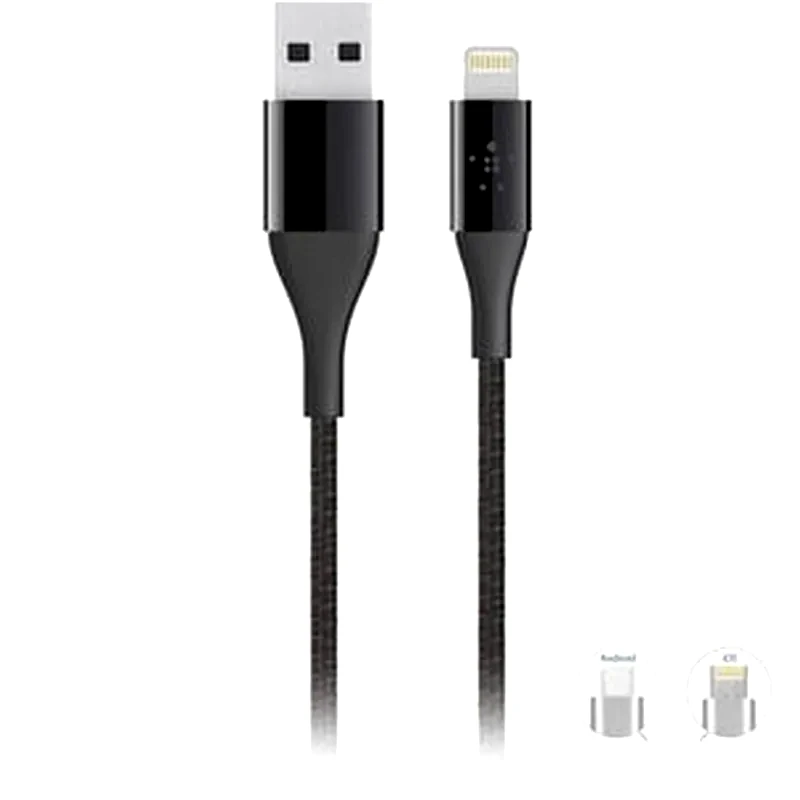 OEM Καλώδιο δεδομένων Oem A26 2in1 Usb to MicroUsb,Lightning 1m - Black