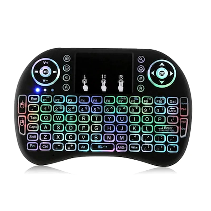 OEM i8 Ασύρματο Πληκτρολόγιο με Touchpad (US)