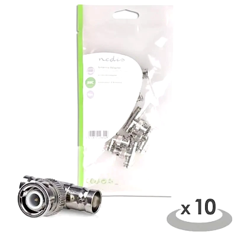 NEDIS Αντάπτορας Nedis BNC female σε BNC female 10τμχ