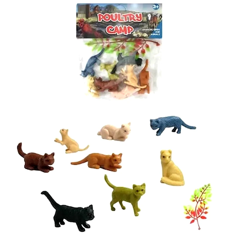 TOYMARKT Μικρο Σετ 8 Γατακια 14x16cm Toymarkt 913153