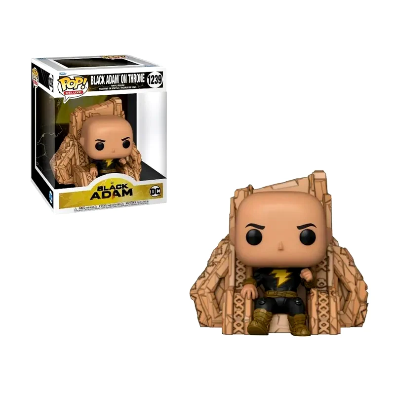 FUNKO Funko Pop! Deluxe - Black Adam - Black Adam On Throne #1239