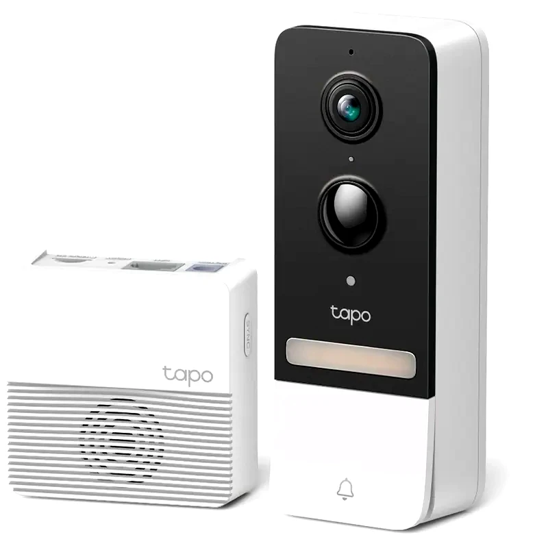 TP-LINK Κουδούνι Πόρτας TP-Link Tapo D230S1 Smart Doorbell με Κάμερα - Λευκό/Μαύρο