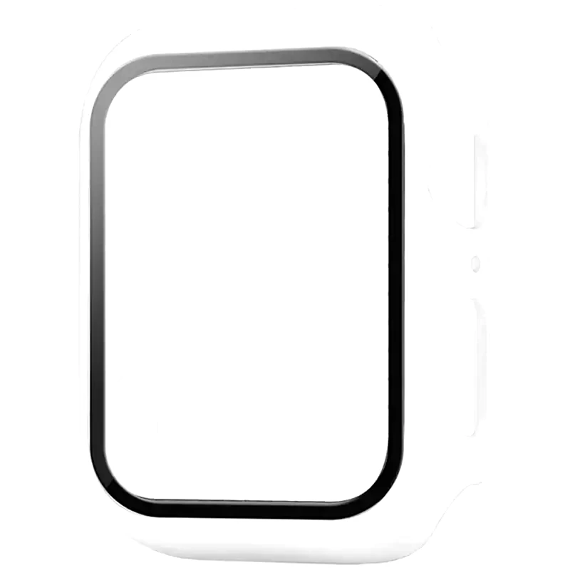 SONIQUE Θήκη Sonique Προστασία PC + Tempered Glass για Apple Watch 38mm - Λευκό