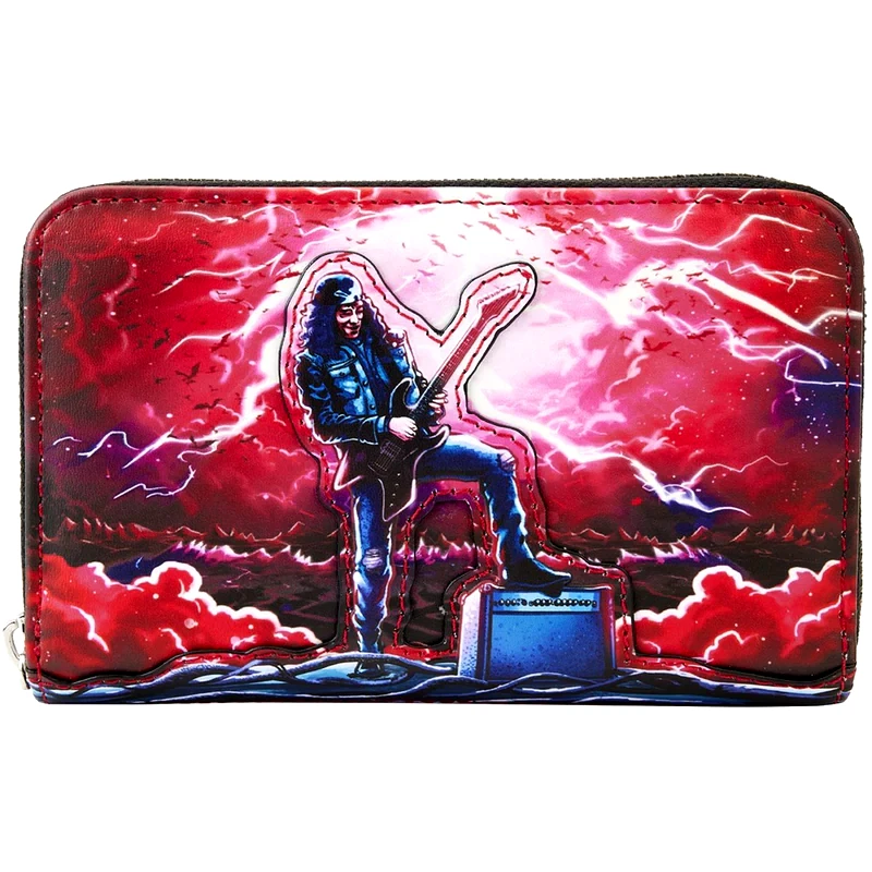 LOUNGEFLY Πορτοφόλι Loungefly Netflix Stranger Things - Eddie Tribute με Φερμουάρ (NFXWA0025)
