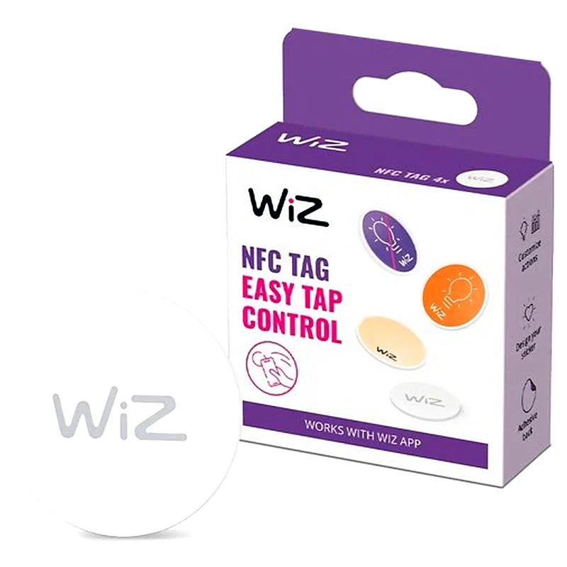WIZ Tags Wiz NFC 4 Τμχ - Λευκό