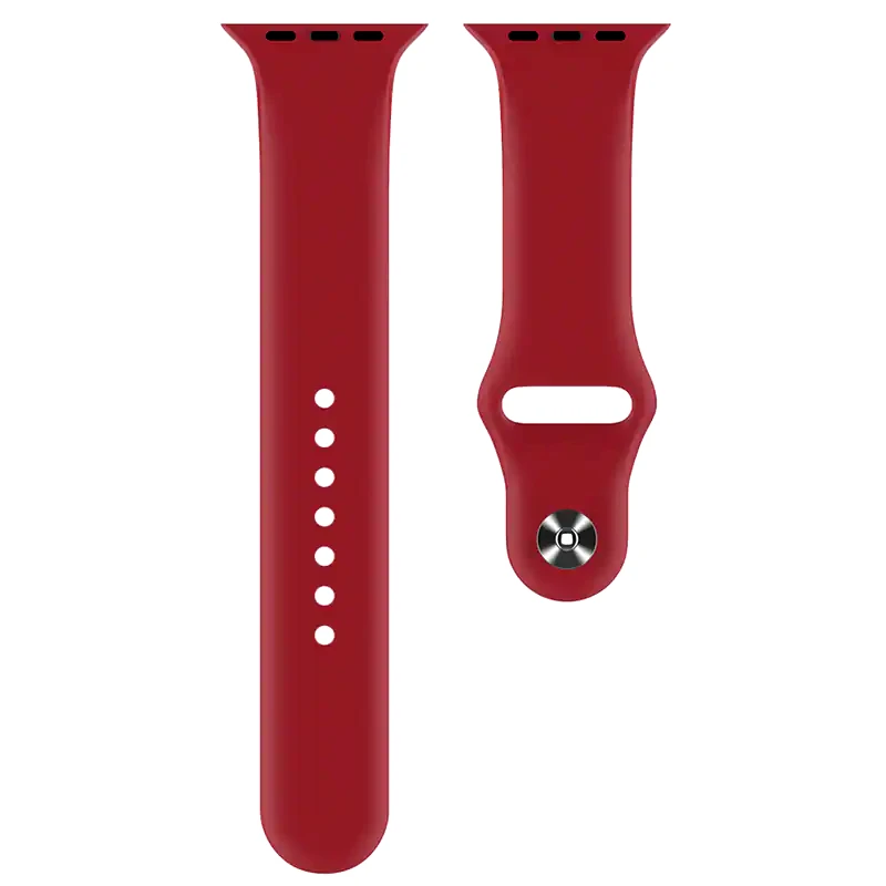 Λουράκι Σιλικόνης για Apple Watch 49mm - Κόκκινο Σκούρο