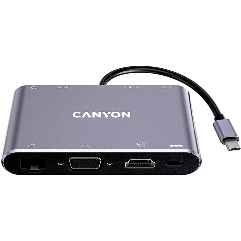 CANYON Docking Station Canyon CNS-TDS14 USB Hub 8-Port USB 3.0 συμβατό με USB-C