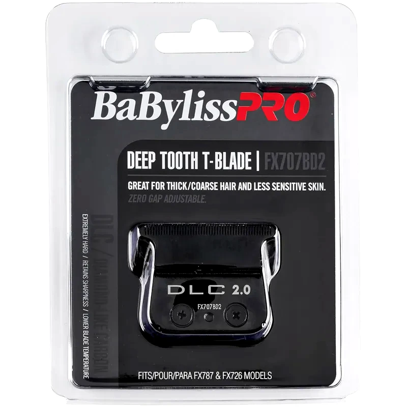 Ανταλλακτικό Κοπτικό BABYLISS Pro Deep Tooth T-Blade Dlc Diamond Carbon FX707BD2E