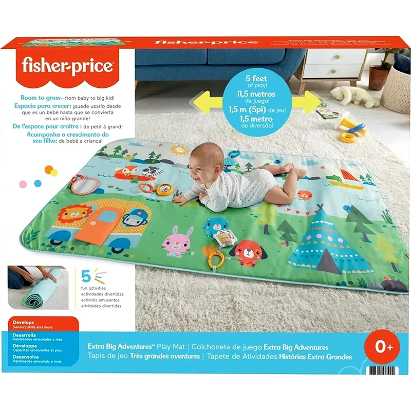 Βρεφικό Παιχνίδι Fisher-Price Κατασκήνωση Μεγάλο Πάπλωμα Δραστηριοτήτων