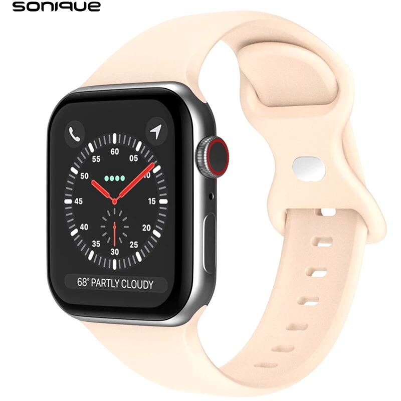 Λουράκι Σιλικόνης για Apple Watch 49mm - Ροζ Χρυσό