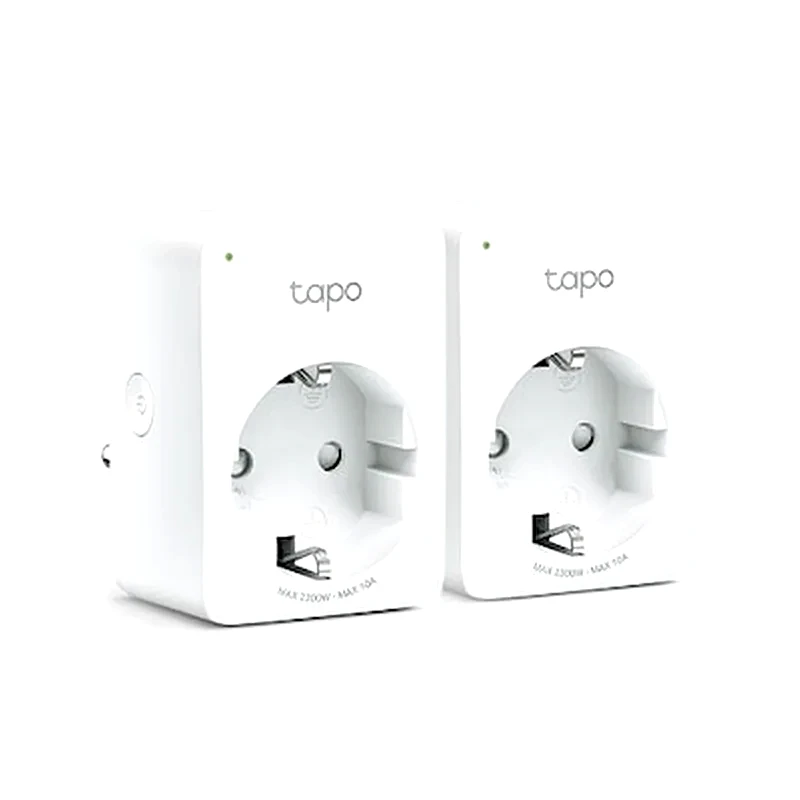 TP-LINK Έξυπνη πρίζα ρεύματος TP-Link Tapo P100 με Wi-Fi, Bluetooth 2300W - 2τμχ
