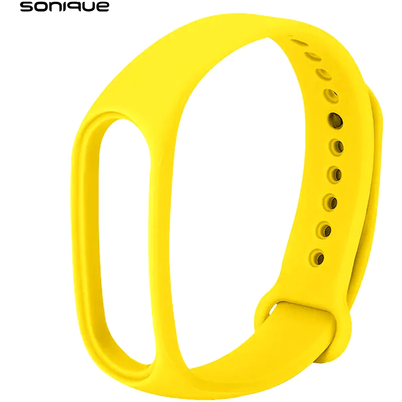 Λουράκι Sonique Color για Xiaomi Mi Smart Band 5/Mi Smart Band 6 - Κίτρινο φωτογραφία