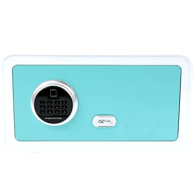 GOSAFE Χρηματοκιβώτιο Olympia GOsafe 2.0 210FP GR 28L με Δακτυλικό Αποτύπωμα 23x43x35 cm - Λευκό/Γαλάζιο