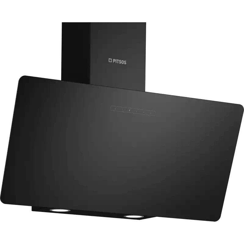 PITSOS PITSOS PTI8E66G 80 cm Μαύρο Απορροφητήρας Καμινάδα Τζάκι