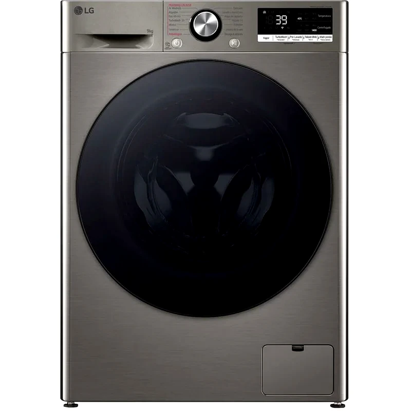 LG LG F4R7009TSSB 9 kg 1.400 Στροφές Ασημί με Wi-Fi Πλυντήριο Ρούχων