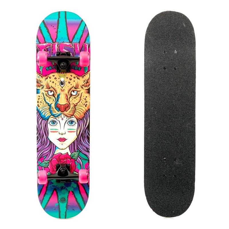 Skateboard 31 Lion Lady Complete Set By Fish