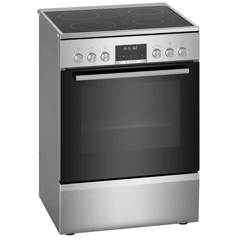 BOSCH BOSCH HKS79U250 63 Lt Inox Ηλεκτρική Κουζίνα Κεραμική