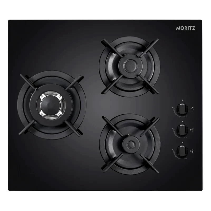 MORITZ MORITZ P663LMRZVT (GPL) Εστία Υγραερίου Αυτόνομη 59.4 cm Μαύρο