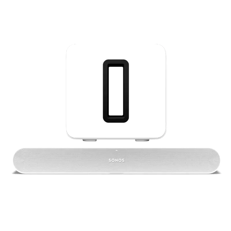 SONOS Sonos Ray Soundbar 2.0 + Subwoofer Sonos Sub (Gen3) - Λευκό