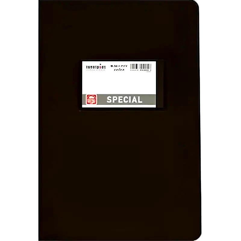 T.SPECIAL Τετράδιο Καρφίτσα TYPOTRUST B5 Μαύρο (1 Τεμάχιο)