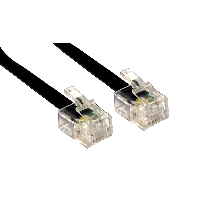 POWERTECH Καλώδιο Powertech RJ11 6p4c 2m Black