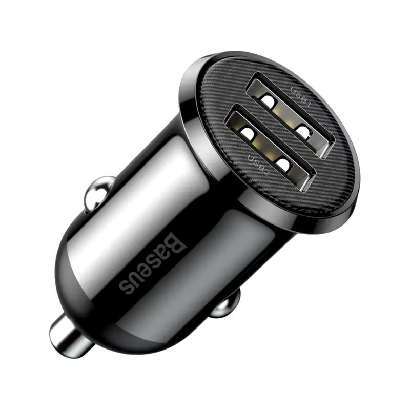 BASEUS Φορτιστής Αυτοκινήτου Baseus Grain Pro - Μαύρο