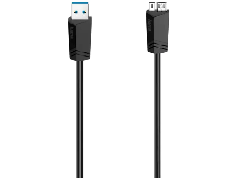 HAMA Καλώδιο Hama USB-A male σε micro USB male - 1.5m
