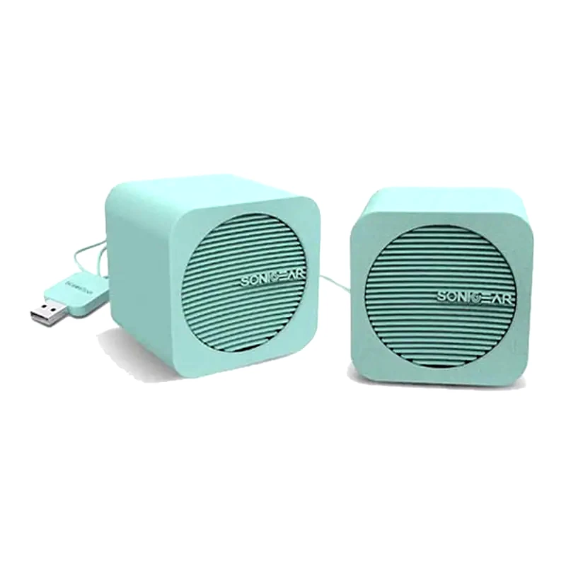 SONIC GEAR Ηχεία 2.0 Sonic Gear BlueCube 5W - Mint