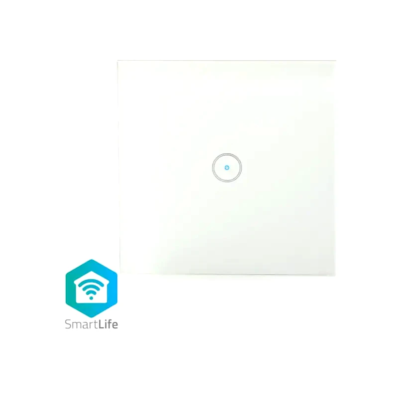 NEDIS Διακόπτης Τοίχου NEDIS Wi-Fi Smart Wall Switch WIFIWS10WT