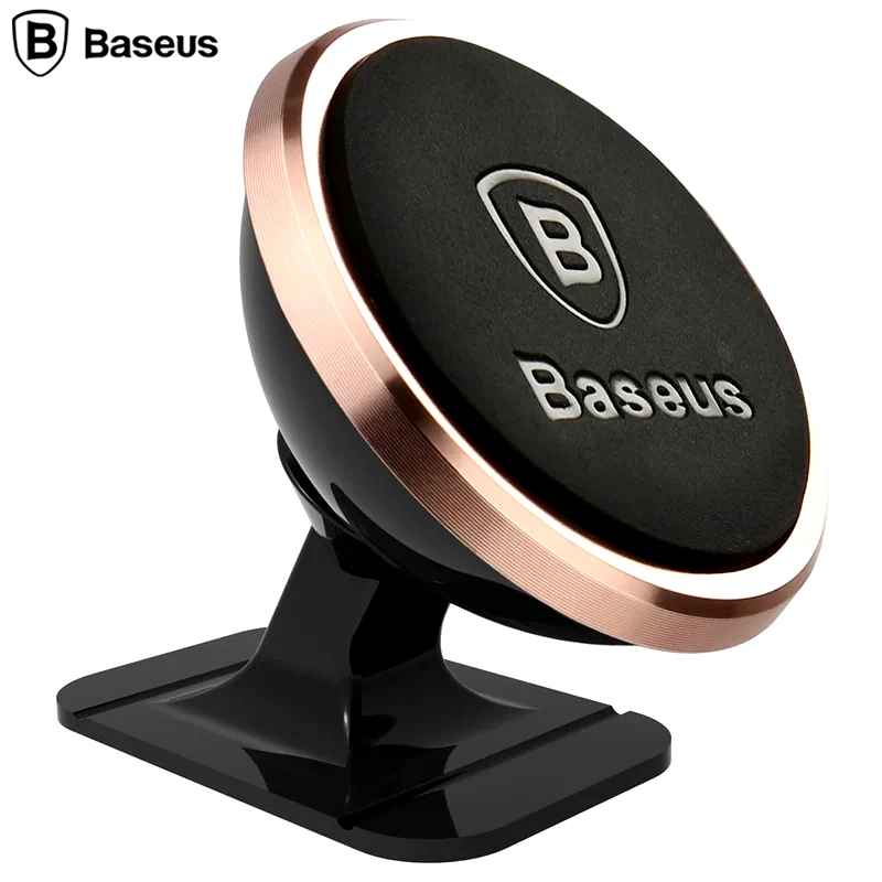 BASEUS Βάση Στήριξης Αυτοκινήτου Για Ταμπλό Baseus Mini Strong Suction 360 Magnetic - Ροζ Χρυσό