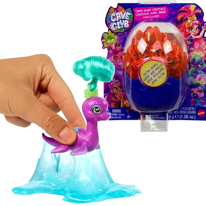MATTEL Cave Club Δεινοσαυράκια Σε Αυγό - Glow Series