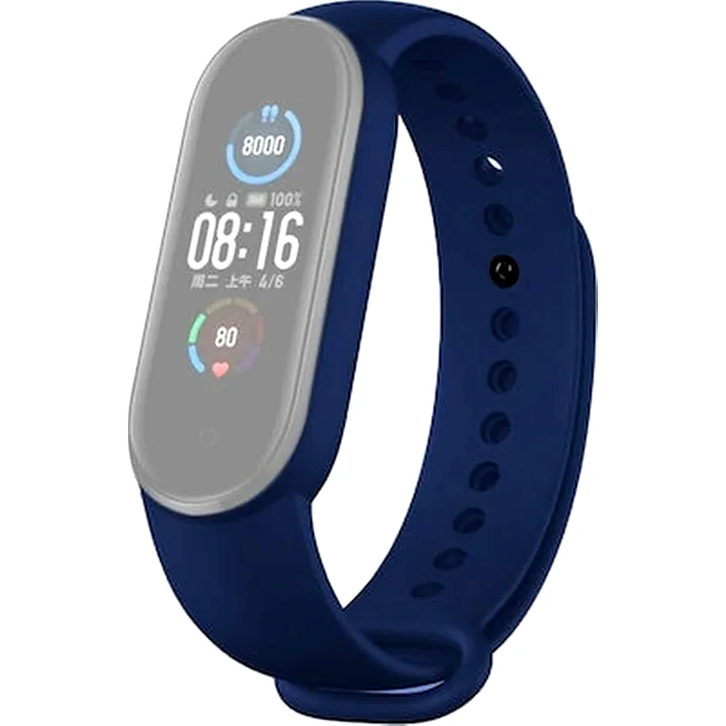 LILAK Λουράκι Lilak για Xiaomi Mi Smart Band 5 - Midnight Blue