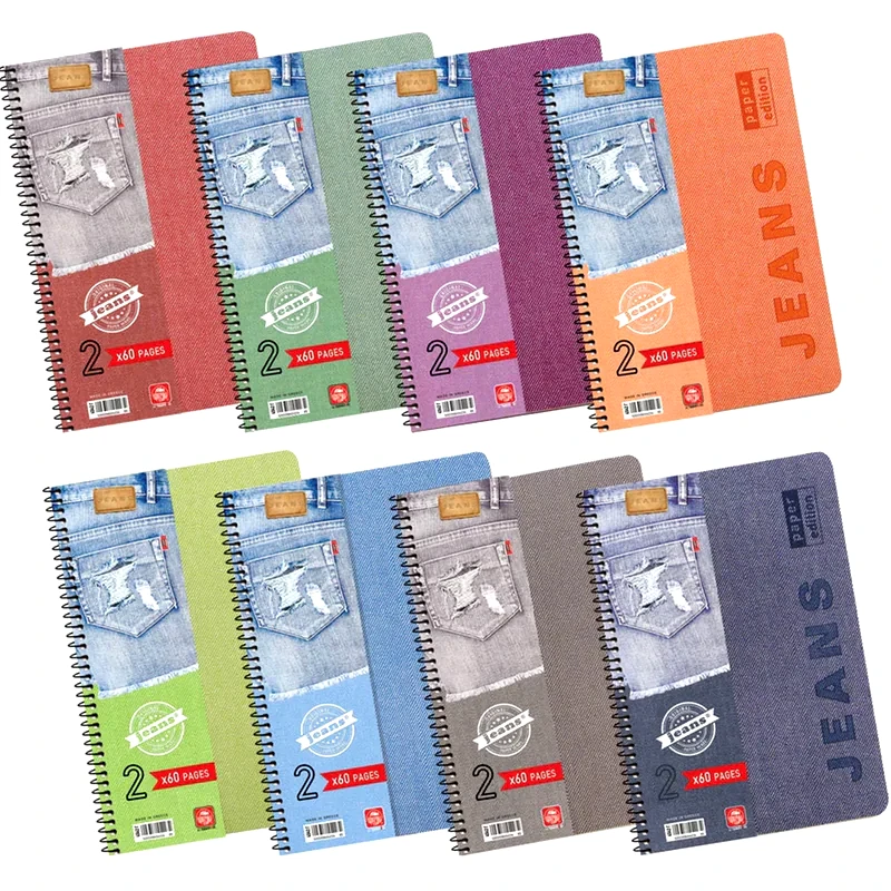 ΤΥΠΟΤΡΑΣΤ Τετράδιο Σπιράλ TYPOTRUST Α4 5 Θεμάτων Special Jeans 60 Φύλλων (1 Τεμάχιο)