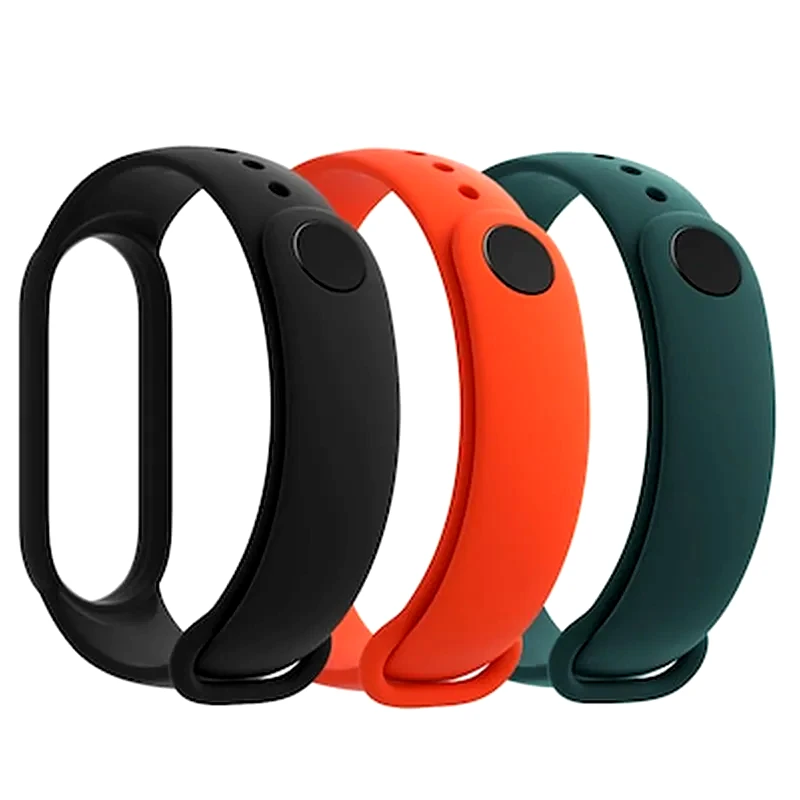 LILAK Σετ Λουράκια Σιλικόνης για Xiaomi Mi Smart Band 5 - 3 τμχ