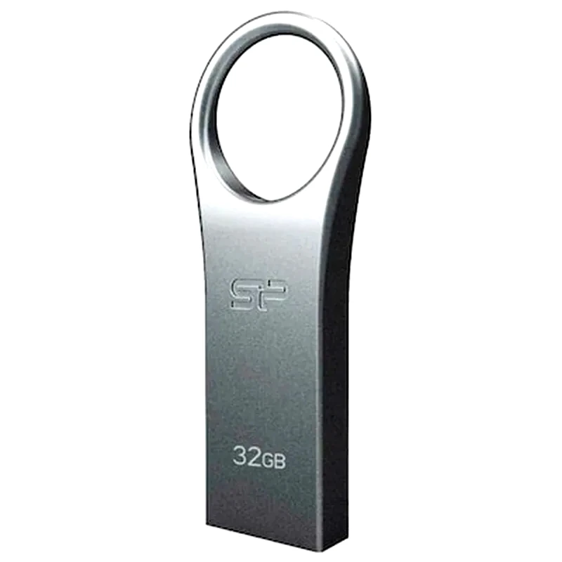 SILICON POWER Silicon Power Firma F80 32GB USB 2.0 Stick Ασημί